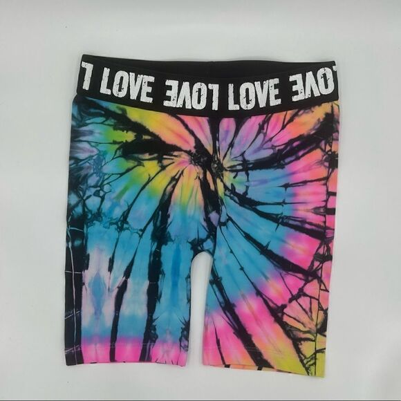 Malibu Sugar Tie Dye Biker Shorts (7-14) - Picture 1 of 4